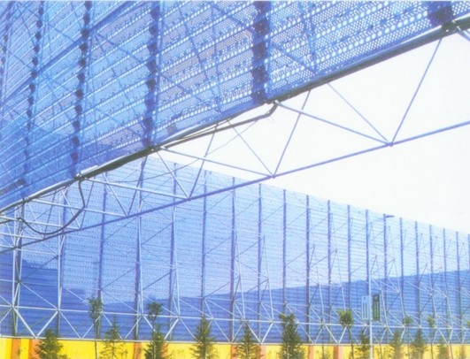 郴州环保扫风墙网架工程